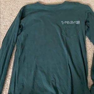 Green graphic vans tee